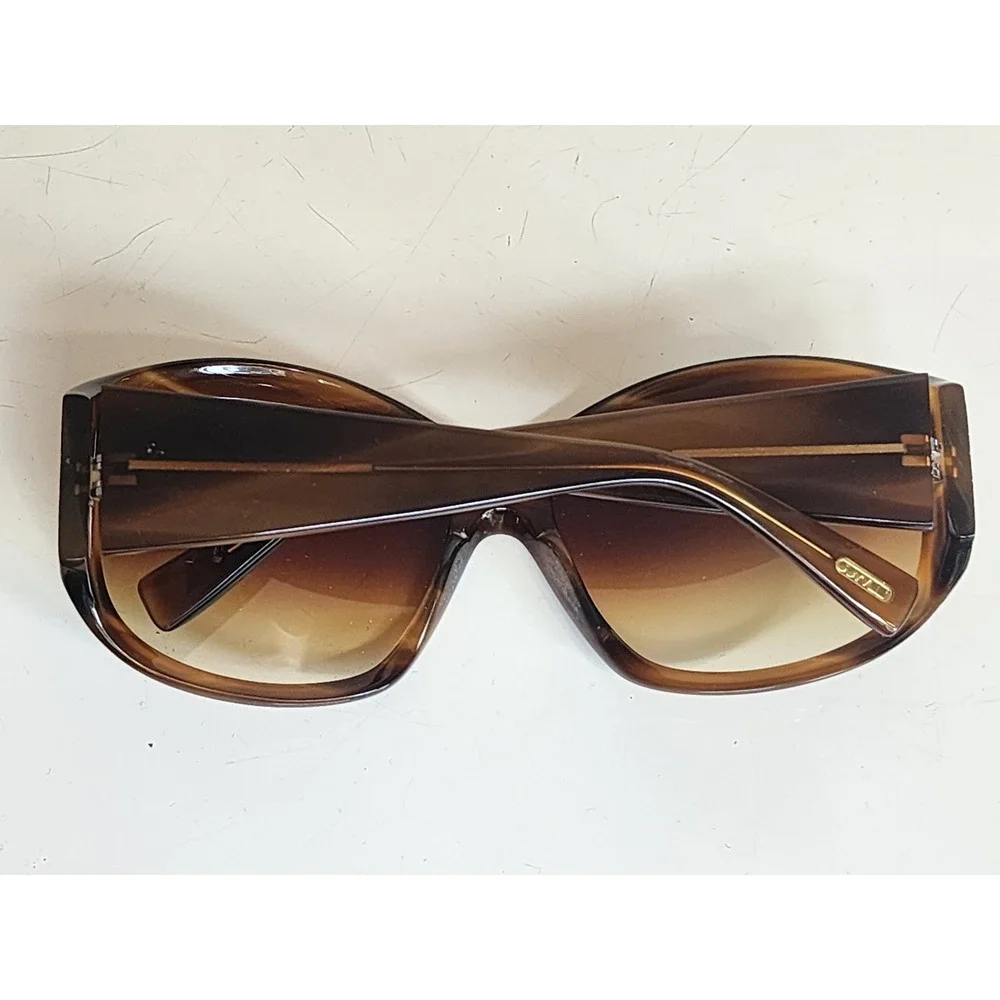Oliver Peoples Vanadis SYC Brown Tortoise Oversized Oval Sunglasses 62-16-125